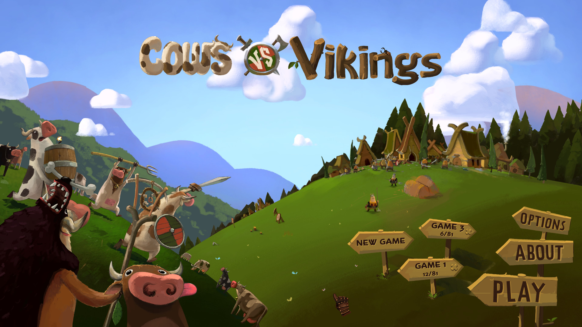 Cows VS Vikings в Steam