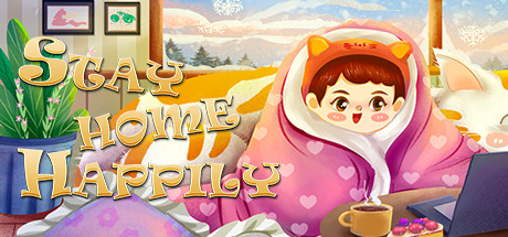 Stay home happily banner image