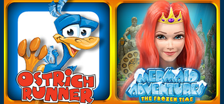 2 in 1 Ostrich Runner+Mermaid Adventures banner image