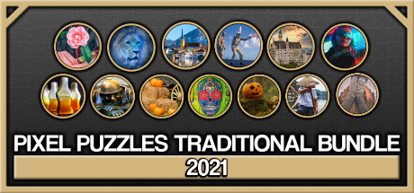 Pixel Puzzles Traditional Jigsaws Bundle: 2021 banner image