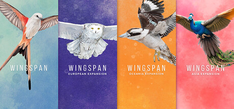 Wingspan + European + Oceania + Asia banner image