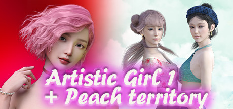 Peach+art girl banner image