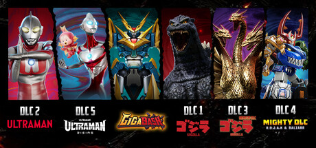 GigaBash + Godzilla DLC + Ultraman DLC banner image