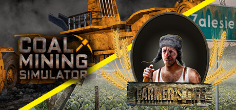 Farmer's Life + Coal Mining Simulator banner image