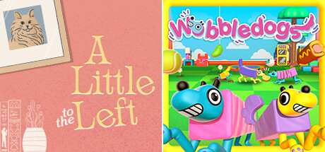 A Little to the Left & Wobbledogs banner