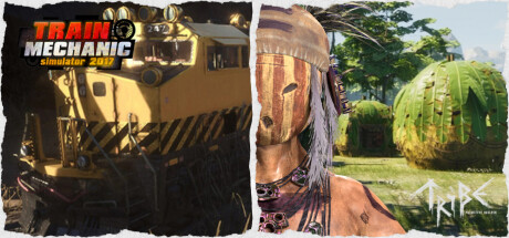 Train Mechanic Simulator and Tribe banner image