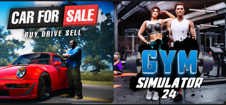 Car for Sale Sim 2023 with Gym Simulator 24 banner image