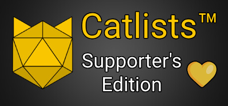 Catlists Supporter's Edition banner image