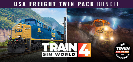 Train Sim World® 4: USA Freight Twin Pack Bundle banner image