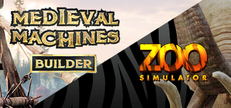 Zoo Simulator and Medieval Machines banner