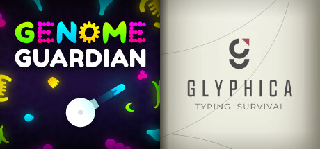 Turret Roguelites: 🧬 Genome Guardian × Glyphica: Typing Survival ⌨ banner image