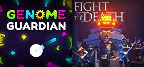 Shoot 'n' Slice Roguelikes: 🧬 Genome Guardian × Fight To The Death ☠ banner image