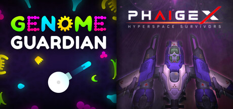 Roguelike Survivors: 🦠 Genome Guardian × PhaigeX: Hyperspace Survivors ❌ banner image