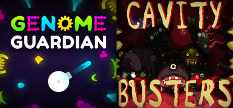 Bullet Hell Roguelike Shooters: 🔬 Genome Guardian × Cavity Busters 🦷 banner image