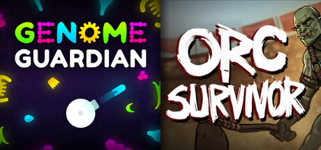 Bullet Hell Horde Survival Roguelikes: 🔬 Genome Guardian × Orc Survivor 🔷 banner image