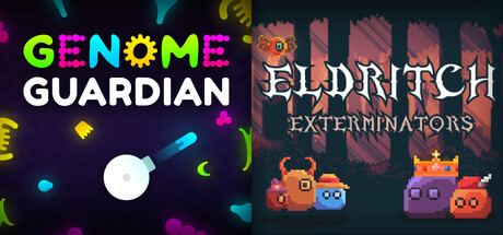 Roguelike Survivor Shooters: 🔬 Genome Guardian × Eldritch Exterminators 👑 banner image