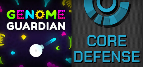 Tower & Turret Defense Roguelites: 🧬 Genome Guardian × Core Defense 🔵 banner image