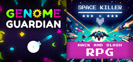 Bullet Hell Shooter Survivors: 🧬 Genome Guardian × Space Killer 🌌 banner image