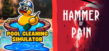 Hammer of Pain and Pool Cleaning Simulator banner image