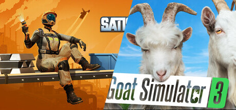 Satisfactory x Goat Simulator 3 banner image