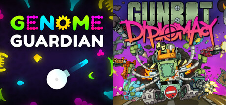 🧬 Genome Guardian × Gunbot Diplomacy 🤖: Weapon-Building Roguelikes banner image