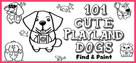 101 Cute Playland Dogs: Find & Paint - Deluxe Edition banner image