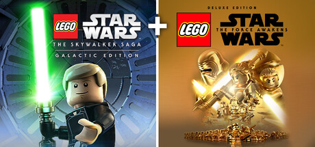 LEGO Star Wars: The Skywalker Saga Galactic Edition + LEGO Star Wars: The Force Awakens Deluxe Edition Bundle banner image