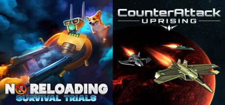 Survivor Shooters: 🤖 NO RELOADING: Survival Trials × CounterAttack: Uprising 🚀 banner image