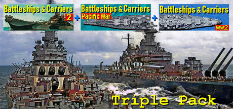 Triple Pack: Battleships and Carriers 2 + BC1 Pacific War + Battleships and Carriers 1 banner image