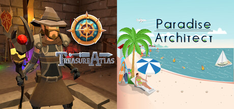 Treasure Atlas + Paradise Architect: Idle Tycoon banner image