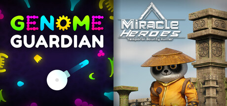 🧬 Genome Guardian × Miracle Heroes: Temporal Bounty Hunter 🐼: Survival Roguelikes banner image