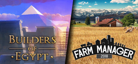 Builders of Egypt and Farm Manager 2018 banner image