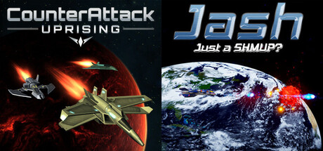 Side-Scrolling Shoot'Em Up × CounterAttack: Uprising & Jash banner image