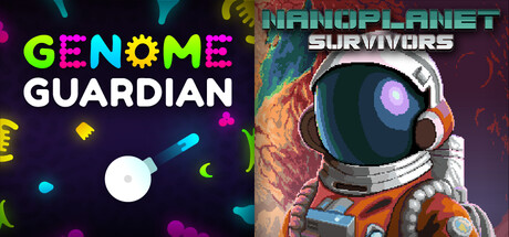 🧬 Genome Guardian × Nanoplanet Survivors 👨‍🚀: Survival Roguelike Shooters banner image