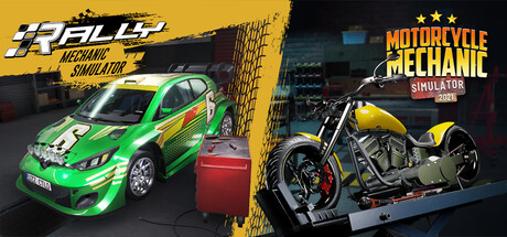 Rally Mechanic & Motorcycle Mechanic Simulator banner image