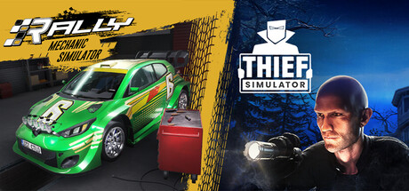 Rally Mechanic & Thief Simulator banner image