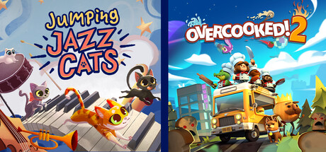 Jumping Jazz Cats x Overcooked! 2 banner image