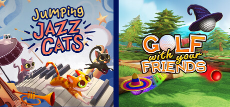 Jumping Jazz Cats x Golf With Your Friends banner image