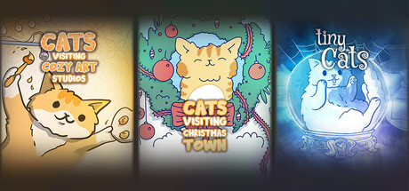 Cats visiting #1 banner image