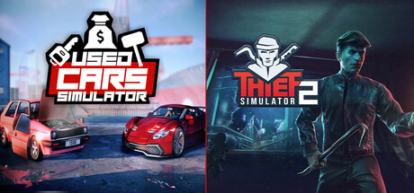 Used Cars Simulator and Thief Simulator 2 banner image