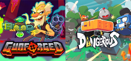 Gunforged + Cubed and Dangerous, Twin-Stick Roguelikes banner image