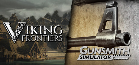 Viking Frontiers and Gunsmith Simulator banner image