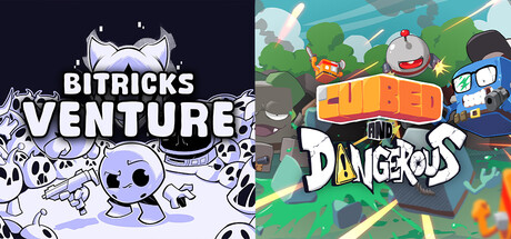 BitRick's Venture + Cubed and Dangerous, Action Roguelikes banner image