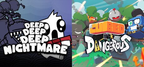 Deep Deep Deep Nightmare + Cubed and Dangerous, Twin-Stick Shooters banner image