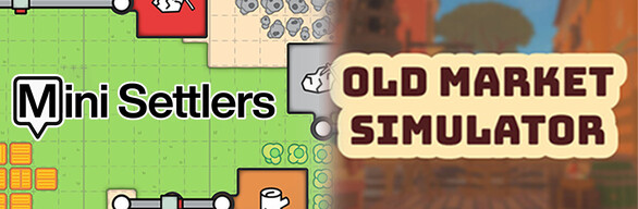 Mini Settlers & Old Market Simulator