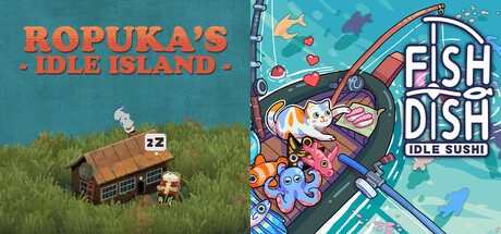 Ropuka's Idle Island + Fish to Dish: Idle Sushi banner image