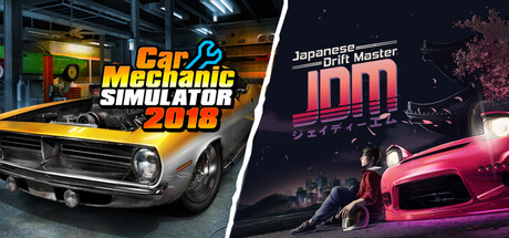 JDM: Japanese Drift Master x Car Mechanic Simulator 2018 banner image