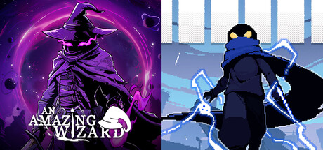 🧙‍♂️An Amazing Wizard X HAAK⚡：Wasteland & Wizardry - Metroidvania Adventure Duo banner image
