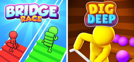 Bridge Race + Dig Deep banner image