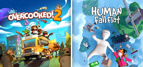 Overcooked! 2 x Human Fall Flat banner image